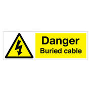 Danger Buried Cable Sign